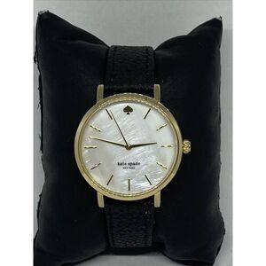Kate Spade New York Metro 0073 Womens Black Leather Analog Dial Wrist Watch VK90